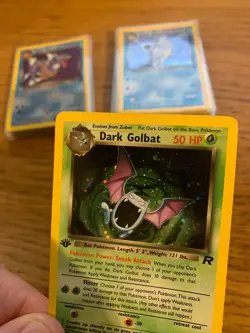 LP! 1st Edition Dark Golbat (7/82) Team Rocket Set Holo Pokemon Card! FAST P&P! - Image 5