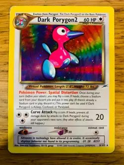 Dark Porygon2 (8/105) Holo Neo Destiny Set Pokemon Card! FREE P&P! - Image 1