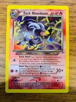 Dark Houndoom (7/105) Holo Neo Destiny Set Pokemon Card! FREE P&P! - Image 1