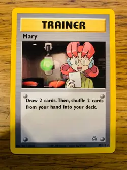 Mary (87/111) Rare Neo Genesis Set Pokemon Card! FREE P&P! - Image 2
