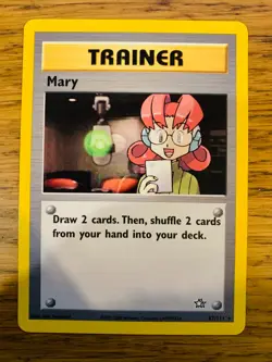 Mary (87/111) Rare Neo Genesis Set Pokemon Card! FREE P&P! - Image 4