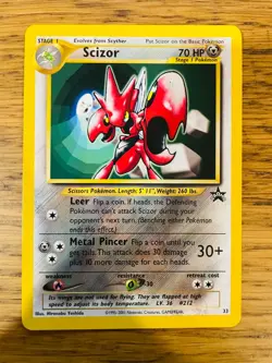 Scizor No.33 WOTC Black Star Promo Pokemon Card! FAST & FREE P&P! - Image 4