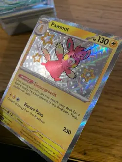 NM! Pawmot (144/091) Paldean Fates Baby Shiny Rare Pokemon Card! FREE P&P! - Image 4