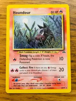 Houndour (24/75) Rare Neo Discovery Set Pokemon Card! FREE P&P! - Image 4