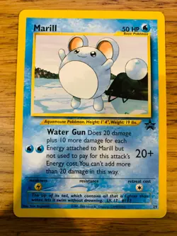 Marill No.29 WOTC Black Star Promo Rare Pokemon Card! FAST & FREE P&P! - Image 1