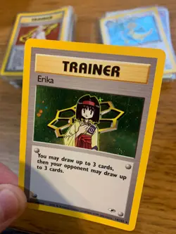 Erika Trainer (16/132) Holo Gym Heroes Pokemon Card! FREE P&P! - Image 5