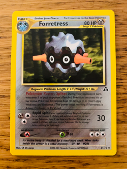Forretress (21/75) Rare Neo Discovery Set Pokemon Card! FREE P&P! - Image 1