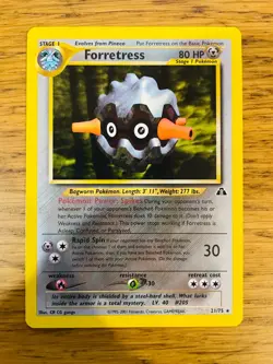 Forretress (21/75) Rare Neo Discovery Set Pokemon Card! FREE P&P! - Image 4