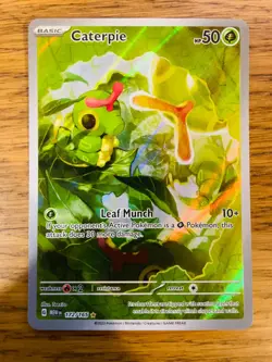 Caterpie (172/165) S&V 151 Illustration Rare Pokemon Card! FAST & FREE P&P! - Image 2