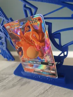 Pokemon TCG Card Charizard GX SM211 Hidden Fates Promo Half Art Rare Black Star - Image 4