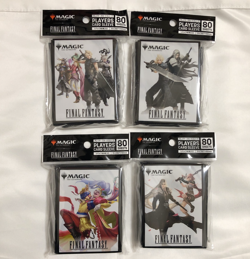 Magic The Gathering FINAL FANTASY Players Card Sleeves Set of 4 01-04 - Image 1