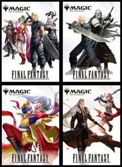Magic The Gathering FINAL FANTASY Players Card Sleeves Set of 4 01-04 - Image 3
