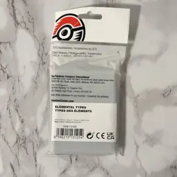 Pokemon Center Pokemon TCG Elemental Types 65 Card Sleeves Brand NEW Sealed - Image 5
