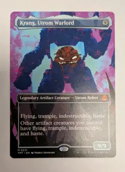 1x Krang, Utrom Warlord - Extended Art NM Eng MTG - MTG TMNT - Image 1