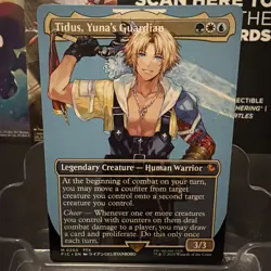 1x MTG Final Fantasy English Tidus, Yuna's Guardian Borderless 0205 Non-Foil - Image 1