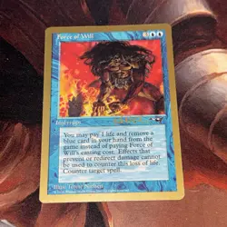 Force Of Will X1 Mtg World Championships Lp - Image 1