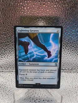 Lightning Greaves 0243 Non Foil Rare Doctor Who Commander MTG Near Mint - Image 1