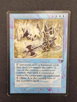 MTG Invoke "Prejudice" Legends English Banned Magic - Image 1