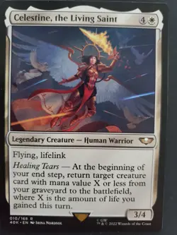 MTG - Celestine, the Living Saint (Universes Beyond : Warhammer) - Single (NM) - Image 1