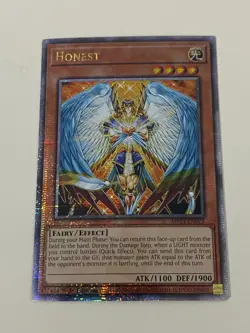 Yugioh - Honest x 3 - 1st Edition QCR Quarter Century Secret Rare NM - Free Holo - Image 2