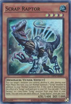YuGiOh - Scrap Raptor - OP17-EN011 OTS 17 Super Rare - Near Mint NM - Image 1