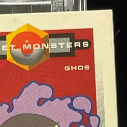 Gastly No.092 Amada Pokemon Kaku Menko Kakumen Card TCG Japaneseese Nintendo - Image 3