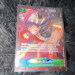 Bandai One Piece Monkey.D.Luffy Character Card OP02-041 Foil 7000 English - Image 1