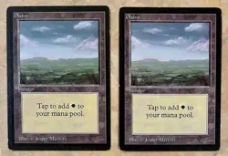 MTG Lot of 4 Beta Plains Lightly Played - Magic the Gathering Beta edition cards - Image 3