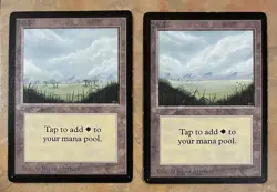 MTG Lot of 4 Beta Plains Lightly Played - Magic the Gathering Beta edition cards - Image 5
