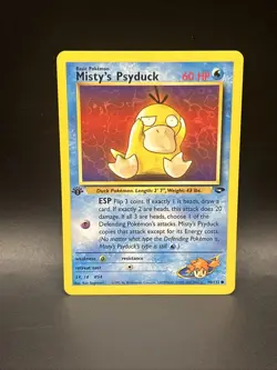 Pokemon TCG Misty's Psyduck Gym Challenge, 1st Edition Card 90/132 - Image 1