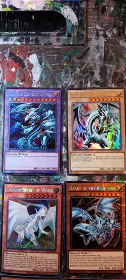 Yu-Gi-Oh! Blue-Eyes Dragon Holo Card Lot 6 Cards - Image 2