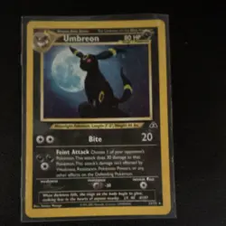 Umbreon (Holo Rare) 13/75 Neo Discovery Stage 1 80 HP 2001 Pokemon TCG Card - Image 1