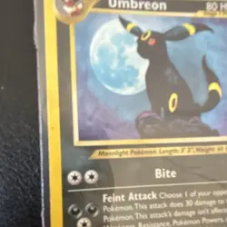 Umbreon (Holo Rare) 13/75 Neo Discovery Stage 1 80 HP 2001 Pokemon TCG Card - Image 2