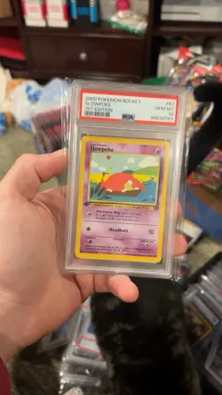 Pokemon Card Slowpoke 1st Edition Non-Holo WOTC 67/82 PSA 10 - Image 3