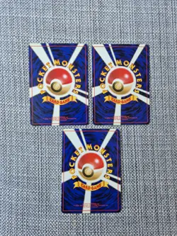 3 Brock's Vulpix + Blaine's Vulpix Gym Set Pokemon Cards - Image 2