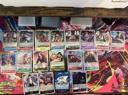 18 One piece TCG FOIL Japanese Card Lot ( Rares NM ) - Image 1
