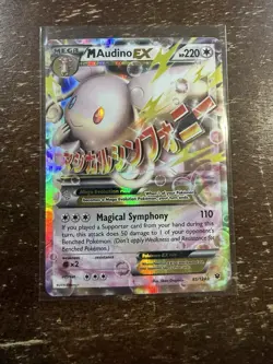 M Audino EX 85/124 XY - Fates Collide Moderate-lightly Played Pokemon Card TCG - Image 1