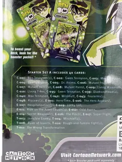 Ben 10 2007 CCG Collectible Card Game Starter Set A & B Sealed 80 Cards TCG RARE - Image 5