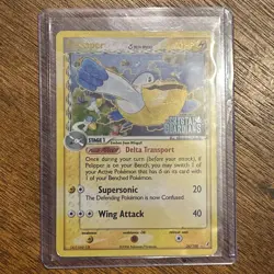 Pokemon Card - Pelipper Crystal Guardians Stamped 26/100 Reverse Holo *see pics* - Image 1