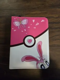 Trading Card Holder ⚡ Zipper Binder Book 400 Pockets 🎀💕SYLVEON💕🎀 - Image 1