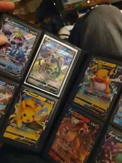 pokemon binder full of Vmax V full art trainers gold cards etc. - Image 5