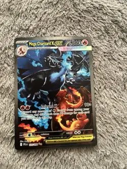 Pokemon Mega Charizard X EX Rare Card 125/094 360 HP PFL Set English - Image 1