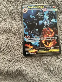 Pokemon Mega Charizard X EX Rare Card 125/094 360 HP PFL Set English - Image 3
