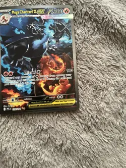 Pokemon Mega Charizard X EX Rare Card 125/094 360 HP PFL Set English - Image 4