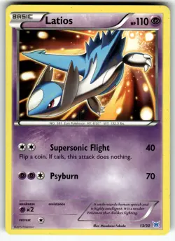 Latios (#13 Non-Holo) 13/30 XY Trainer Kit: Latias & Latios LP Pokemon Card TCG - Image 1