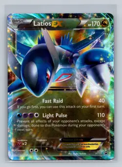 Latios EX XY72 Pokemon XY Black Star Promo - Pokemon Card TCG LP - Image 1