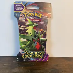 Pokemon XY Ancient Origins Booster Pack Mega Tyranitar 10 Cards New Sealed READ - Image 1