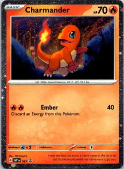 Charmander - (Cosmos Holo) 047 SV: Scarlet & Violet Promo Cards Holofoil NM - Image 1