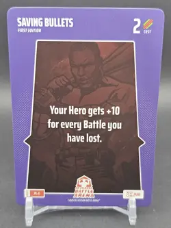 Saving Bullets 2025 Bo Jackson Battle Arena Alpha Update Play Card SSP #PL-6 - Image 1