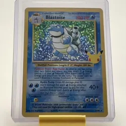 2/102 Blastoise Holo Celebrations 25th Anniversary Pokemon Cards Pack Fresh Mint - Image 1
